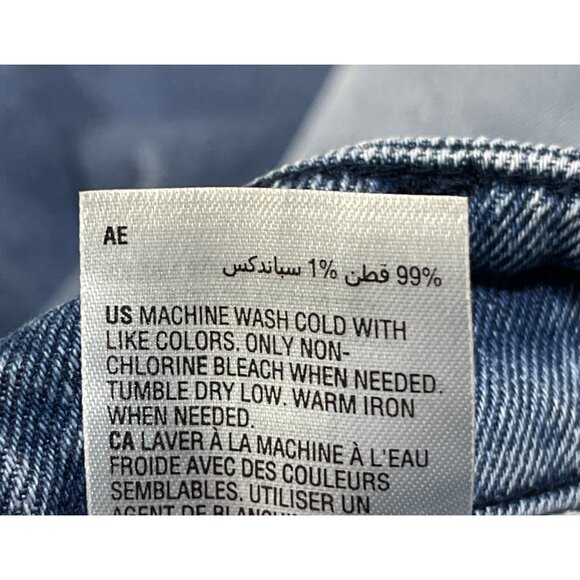 Style & Co High Rise Straight Jeans Light Wash Size 14 Fading Cotton Stretch - Picture 7 of 7